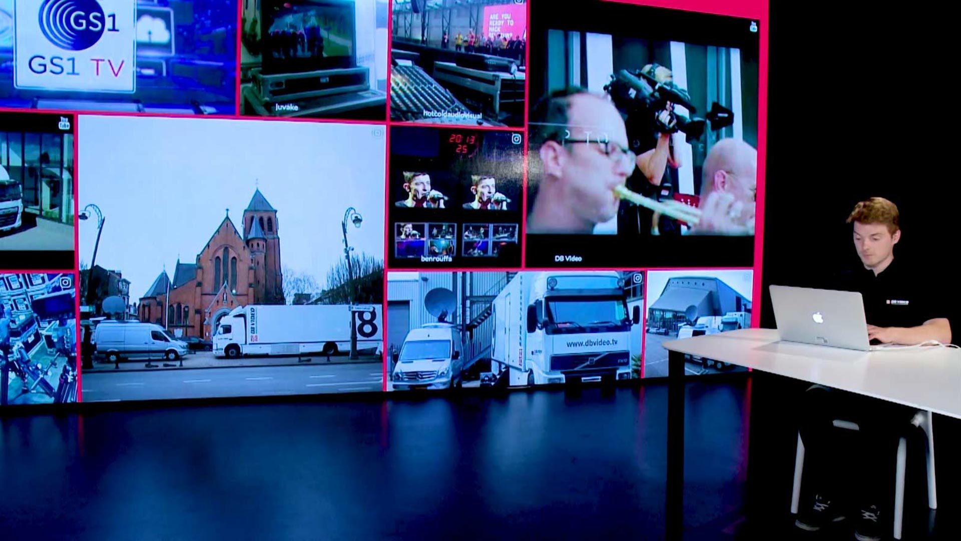 What we do event solutions social media wall