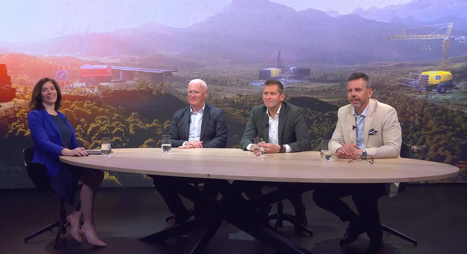 Studio LED tafel atlascopco