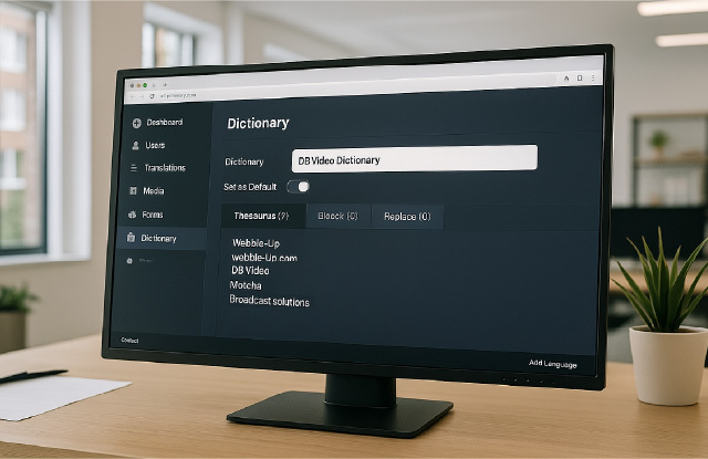Live interpretation for events dictionary