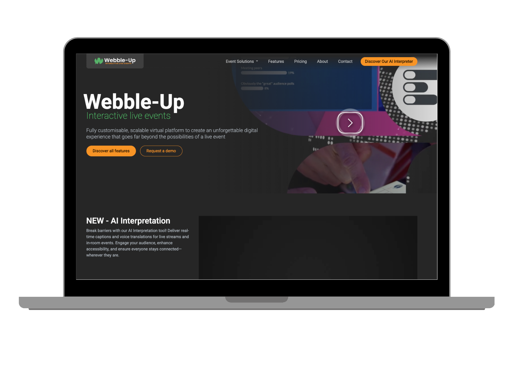 Website webble up